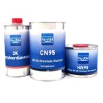 Norm CN95 2K Klarlack Hochglänzend Benzinresistent inkl Härter & Verdünnung 2L