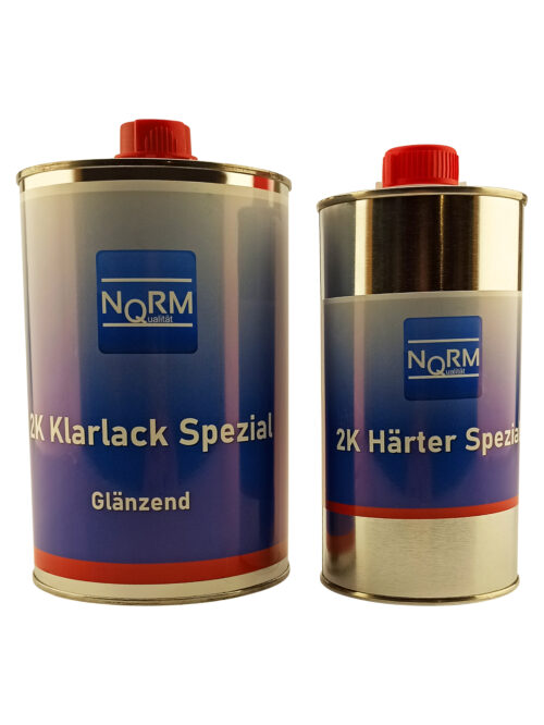 2K Klarlack Norm Spezial Hochglänzend Benzinresistent inkl. Härter