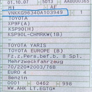 Farbcode online herausfinden ermitteln mit Fahrgestellnummer Fahrzeugidentifikationsnummer FIN/VIN