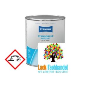 Motorradlack Standoblue von Standox 100ml wasserverdünnbar